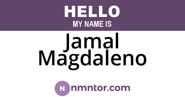 Jamal Magdaleno