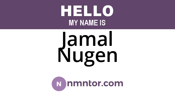 Jamal Nugen