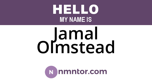 Jamal Olmstead