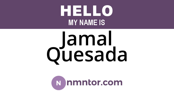 Jamal Quesada