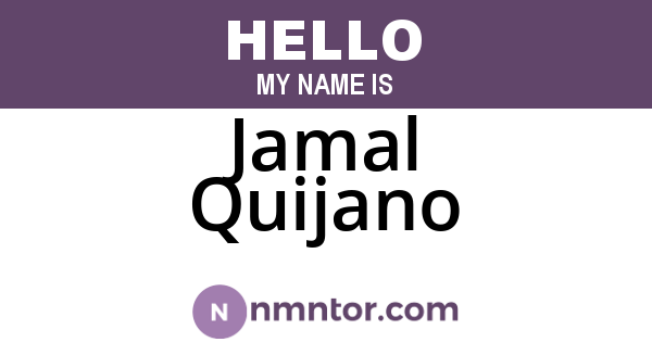 Jamal Quijano