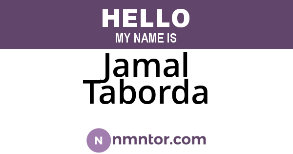 Jamal Taborda
