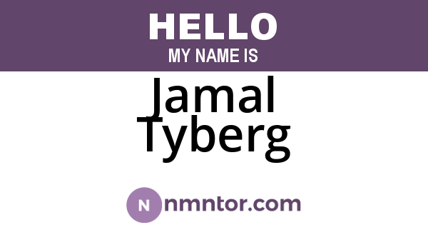 Jamal Tyberg