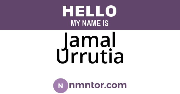 Jamal Urrutia