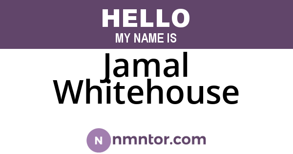 Jamal Whitehouse