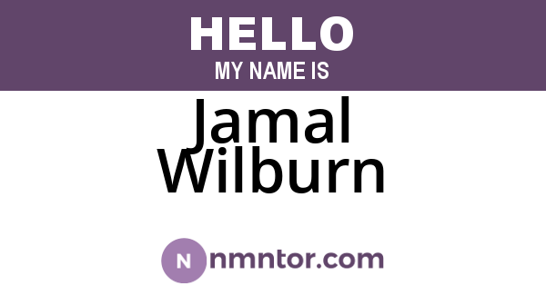 Jamal Wilburn