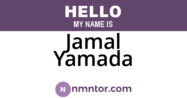 Jamal Yamada