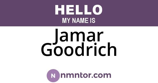 Jamar Goodrich