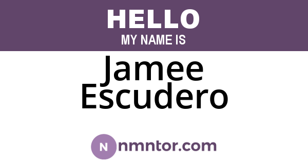 Jamee Escudero