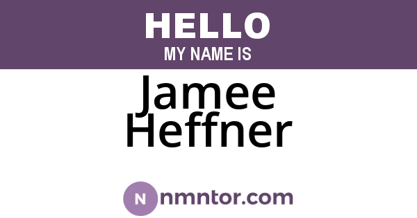Jamee Heffner