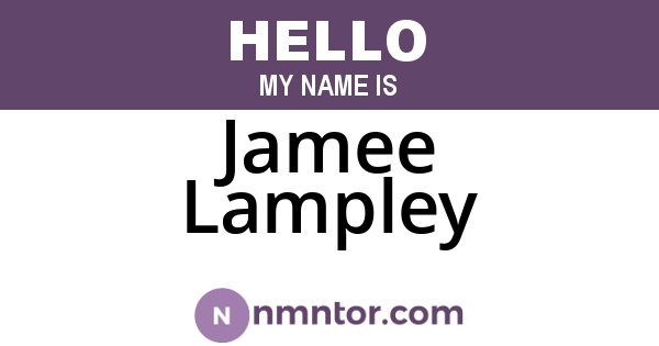 Jamee Lampley