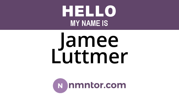 Jamee Luttmer