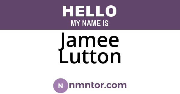 Jamee Lutton