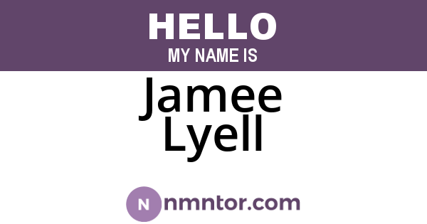 Jamee Lyell