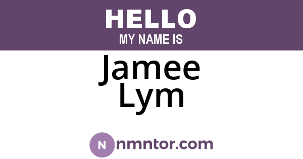 Jamee Lym