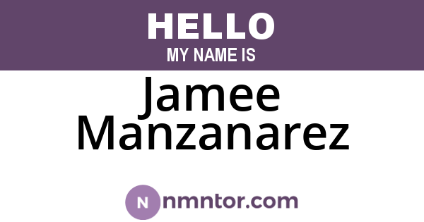 Jamee Manzanarez