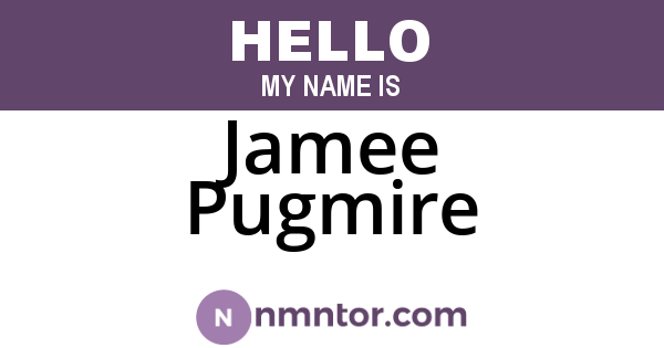 Jamee Pugmire