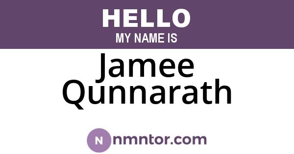 Jamee Qunnarath