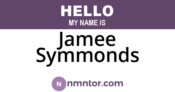 Jamee Symmonds