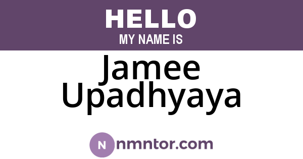 Jamee Upadhyaya