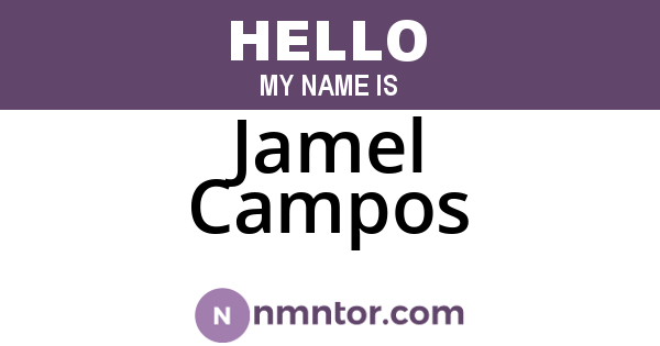 Jamel Campos