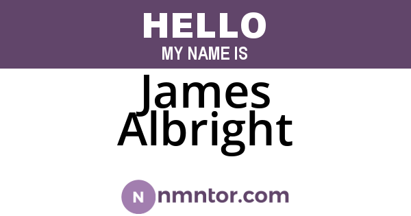 James Albright