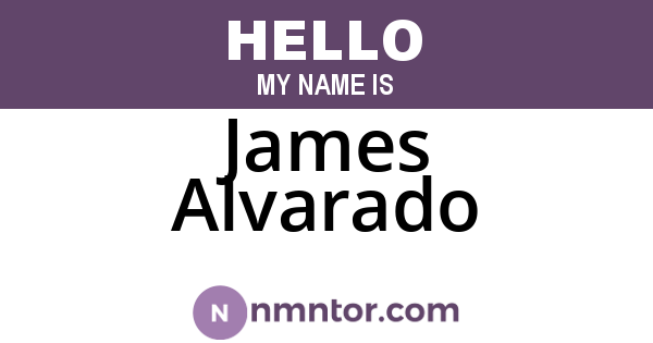 James Alvarado