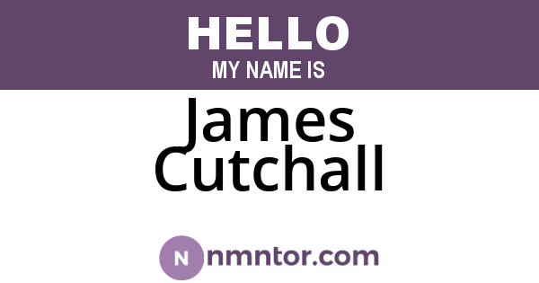 James Cutchall