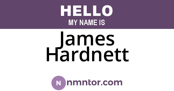 James Hardnett