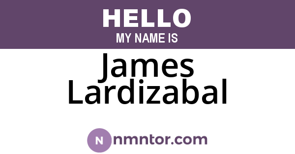 James Lardizabal