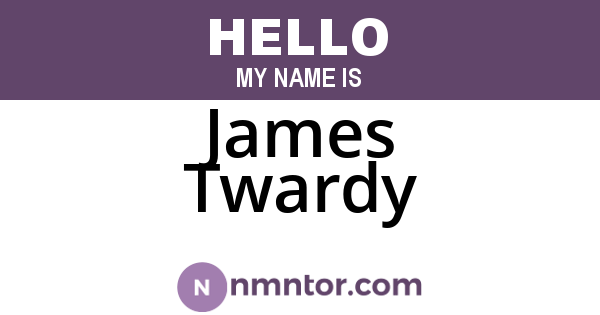 James Twardy