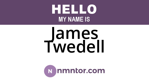 James Twedell