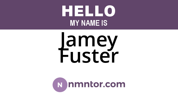 Jamey Fuster