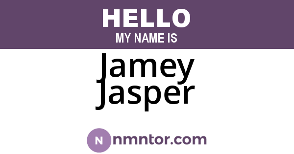Jamey Jasper