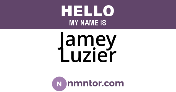 Jamey Luzier