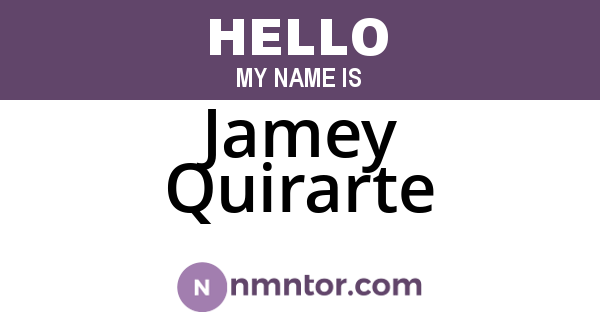 Jamey Quirarte