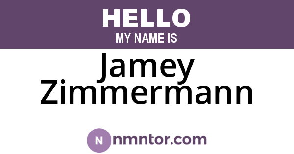 Jamey Zimmermann