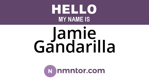 Jamie Gandarilla