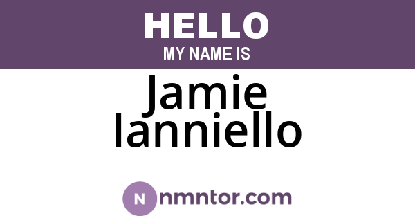 Jamie Ianniello