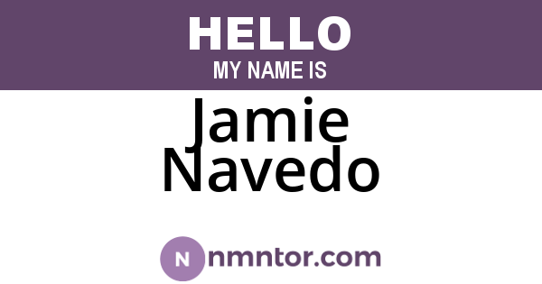 Jamie Navedo