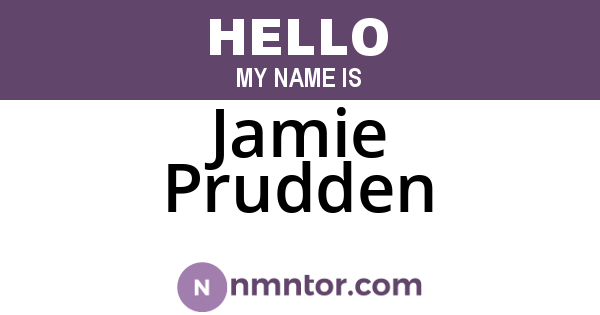 Jamie Prudden