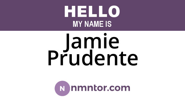 Jamie Prudente