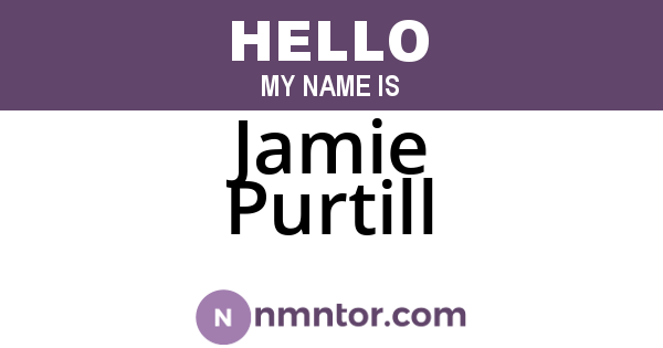 Jamie Purtill