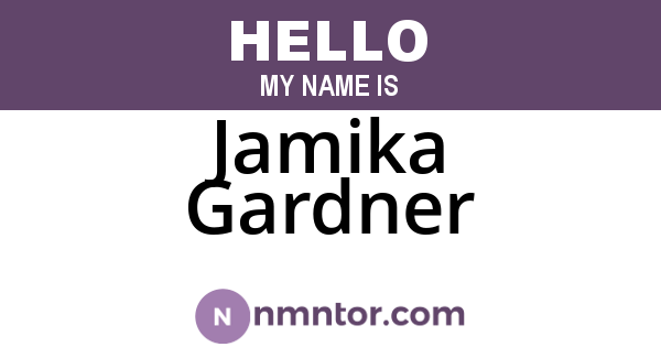 Jamika Gardner