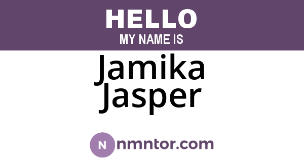 Jamika Jasper