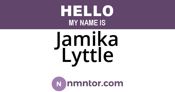 Jamika Lyttle