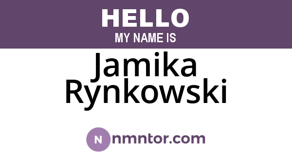 Jamika Rynkowski