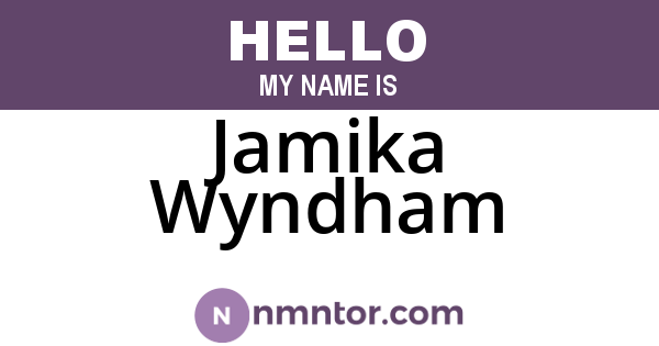 Jamika Wyndham