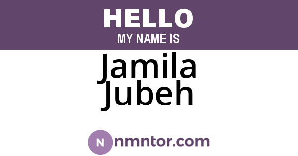 Jamila Jubeh