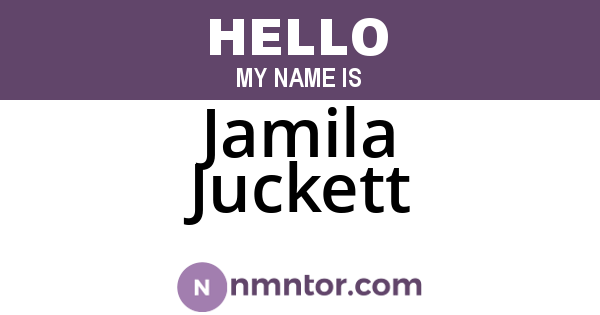 Jamila Juckett